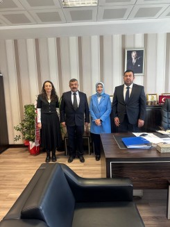 FÜAB, Daire Başkanı Hümeyra Yaman’a Hayırlı Olsun Ziyaretinde Bulundu